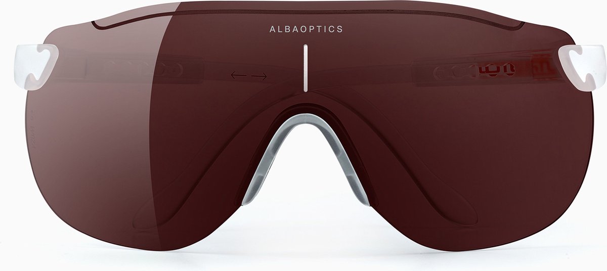 Alba Optics Stratos Fietsbril Ghost - Vzum - Pou Lens