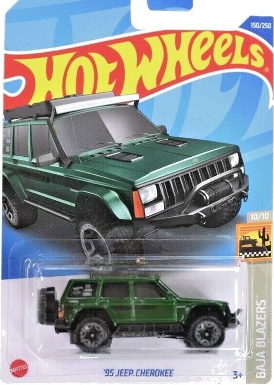 Hot Wheels Jeep Cherokee 95 Die Cast 7 cm