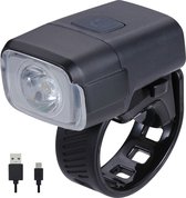 BBB Cycling NanoStrike Koplamp Fiets - LED Fietsverlichting USB Oplaadbaar - Voorlicht Racefiets Verlichting - 400 Lumen - Accu 48 uur - Waterdicht - BLS-130