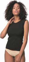 DONEX- Katoen-chemise femme-1 pack-maillot de corps femme-cadeau pour femme-noir- S