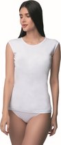 DONEX- Katoen-chemise femme-1 pack-maillot femme-cadeau pour femme-blanc-M