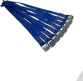 BCF-Products Sjorbanden - Spanbanden - 0.40 meter - 8 stuks - Blauw band