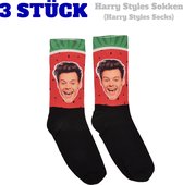 Harry Styles Sokken Set van 3 stuks, Harry Styles Merch Gifts, Harry Styles Fan Gift Ideas, Unisex Trendy Sokken , Maat :37-43