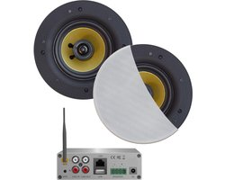 AquaSound WMA50-SW WiFi-Audio versterker 50 Watt met Samba speakers