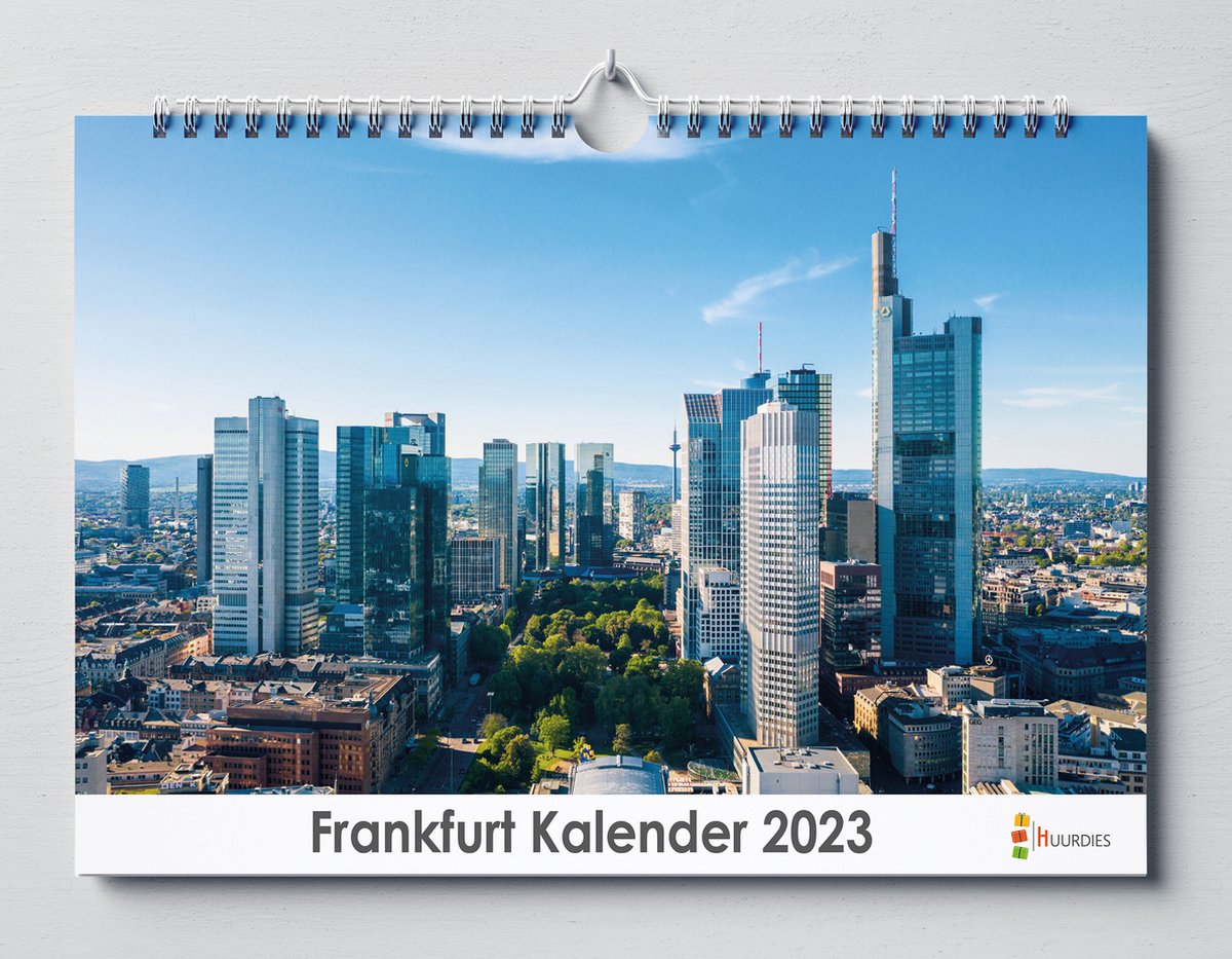 Frankfurt kalender 2023  35x24 cm  jaarkalender 2023  Wandkalender 