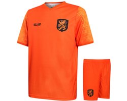 Nederlands Elftal Voetbaltenue Thuis - EK 2024 - Oranje - Voetbaltenue Kinderen - Shirt en Broekje - Jongens en Meisjes - 128 Image