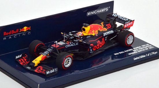 Red Bull Racing Honda RB16B #33 Winner Dutch GP 2021 - 1:43 - Minichamps van Merkloos — afbeelding 5