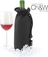 Pulltex Cooler bag koelzak voor champagne en wijn zwart koeler