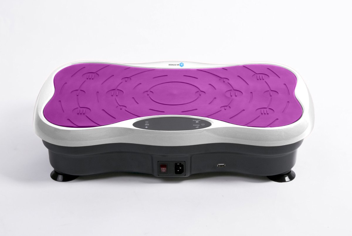 VirtuFit Fitness Trilplaat - Fitness Powerplate - 10 trainingsprogramma's - 99 snelheden - conditietrainingsapparaat