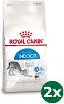 Royal canin indoor kattenvoer 2x 4 kg