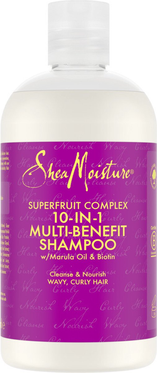 Shea Moisture Superfruit Complex - Shampoo 10 in 1 Multi-Benefit - 6 x 384 ml - Voordeelverpakking