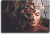 Tableau sur verre Femme Femme Dans Une Forêt Magique | 60 x 40 cm | Peintures Sur Verre Peintures | Photo sur Glas | Décoration murale
