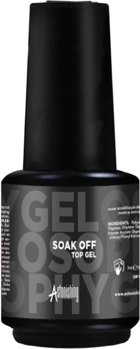 Astonishing Gelosophy Soak Off Top Gel - 7ml