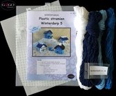 Plastic stramien borduurpakket Winterdorp