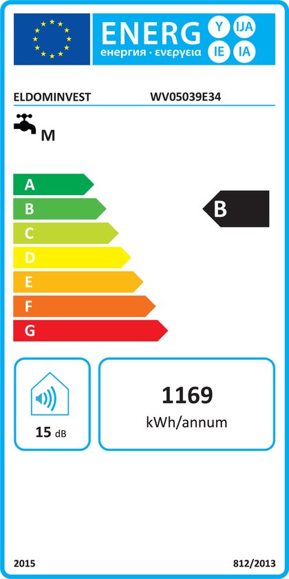 ELDOM favourite - 50 liter boiler - 2 kW. - Electronic Control