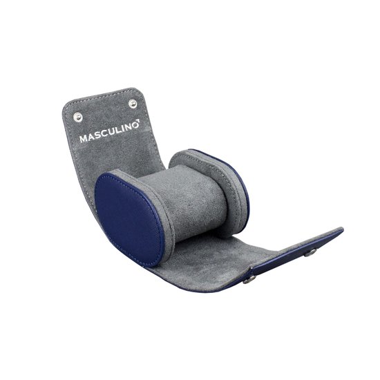 2 slot horloge Roll Travel Case voor mannen, Harde Rits Organizer doos voor Groot horloge met anti-move horloge kussen (Zwarte 2 slot microfiber voering