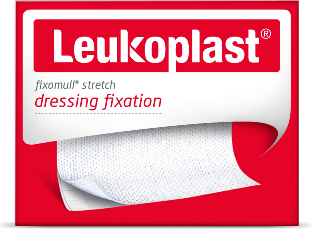 Goedkoopste Leukoplast Fixomull Stretch fixatiepleister 10 cm x 10 m