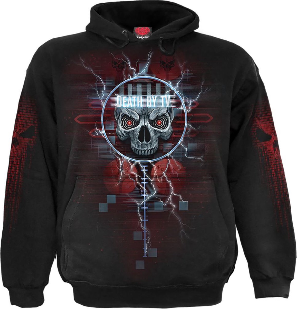 Spiral - Death By Tv Hoodie/trui - M - Zwart