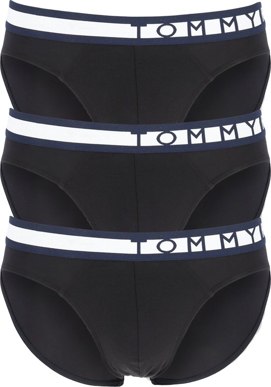 Tommy Hilfiger slips (3-pack) - heren slips zonder gulp - zwart - Maat: M