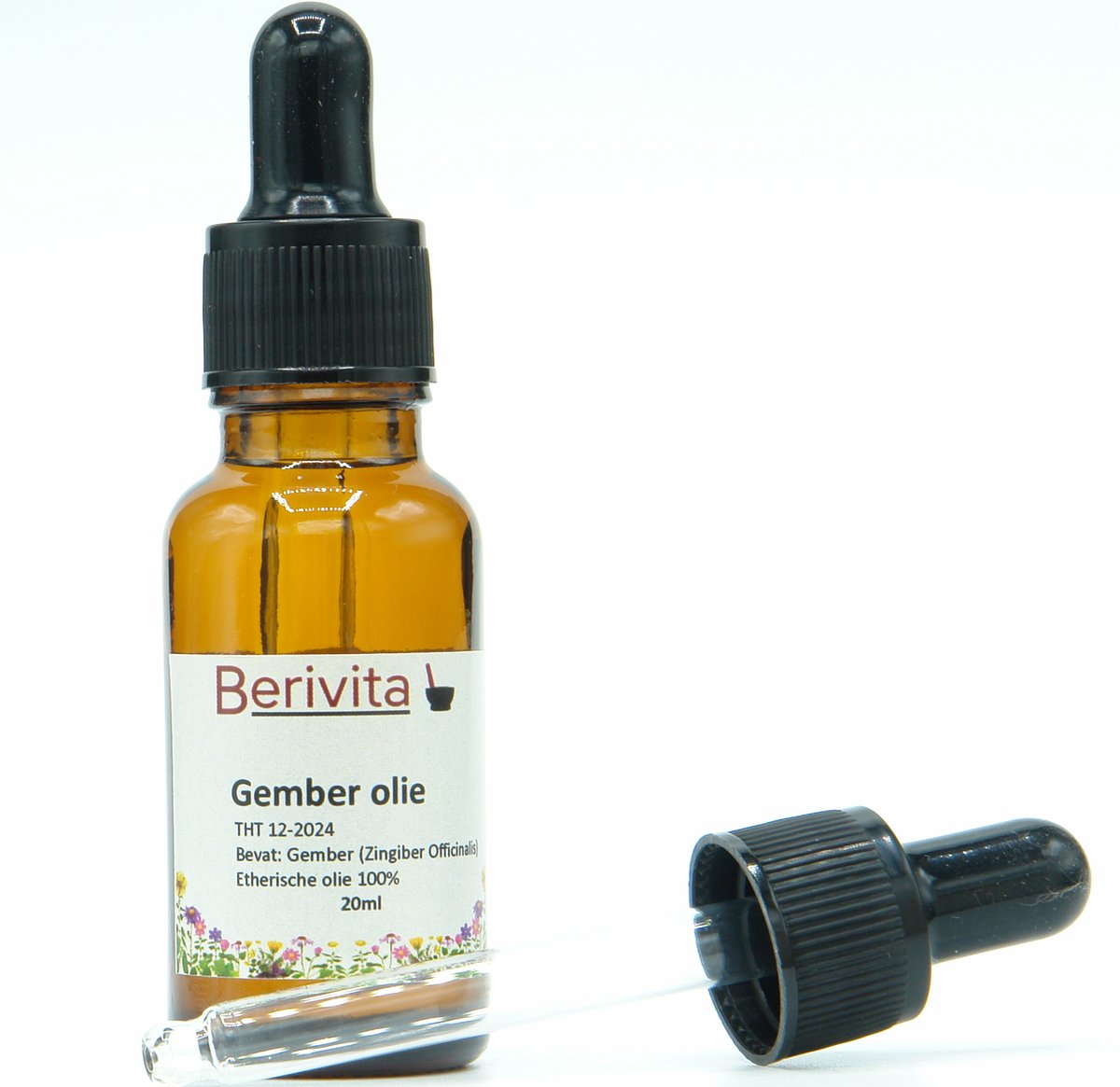 Goedkoopste Gemberolie 100 20ml Pipetfles - Etherische Gember Olie van Gemberwortel - Ginger Oil