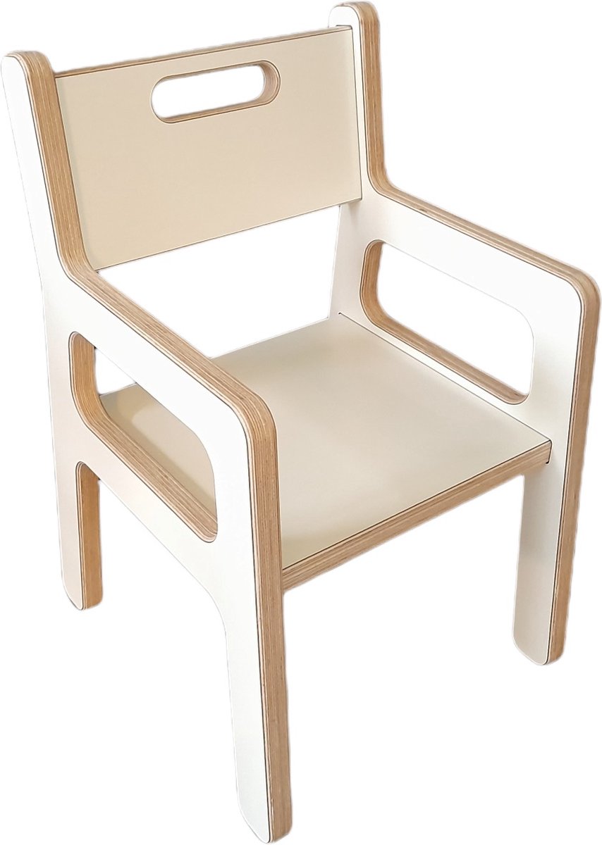  Kinderstoel met leuning - Kinderstoeltje 1-3 jaar - Peuterstoel Bildidee 