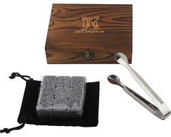 Whiskey Stones Set - 6 Stuks - Herbruikbaar - Cadeauset - Whiskey Stenen - Whisky - Jack Rackham - Cadeau