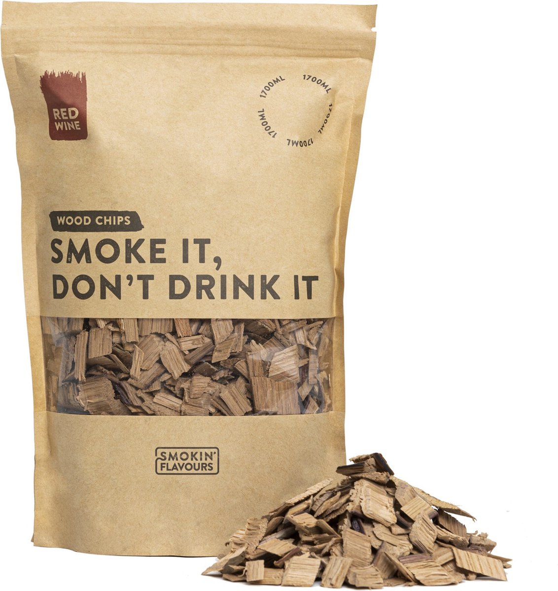 Rooksnippers Rode Wijn Smokin' Flavours 1,7 L