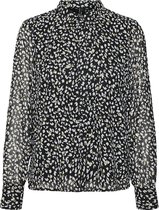 VERO MODA VMNINI L/ S SHIRT WVN BTQ Blouse Femme - Taille S