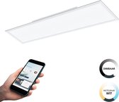 EGLO connect.z Salobrena-Z Smart Plafonnier - 120 cm - Wit - Lumière blanche orientable - Dimmable - Zigbee