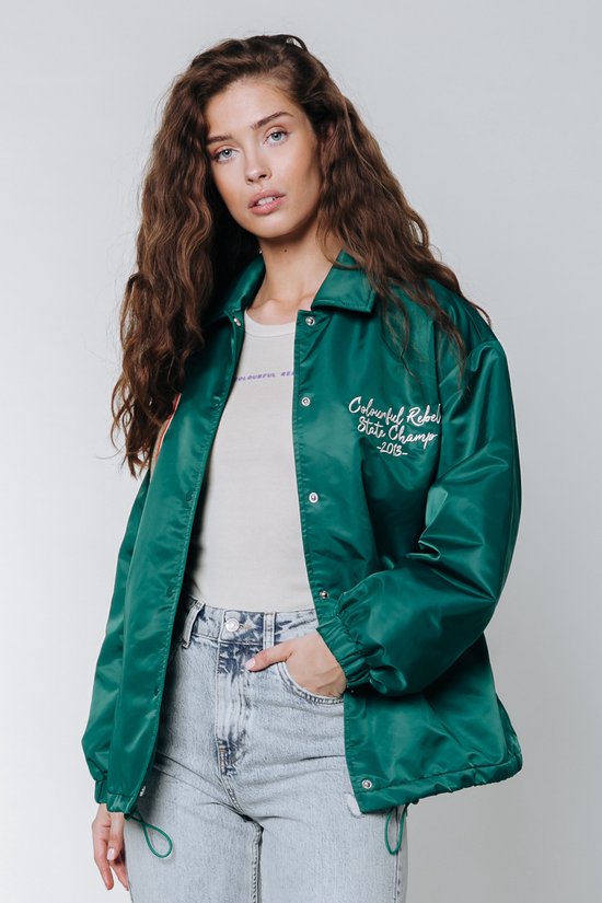 Colourful Rebel Ghis Jacket Green Ladies - Coupe surdimensionnée - Polyester - S