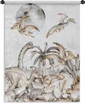 Wandkleed - Wanddoek - Dinosaurus - Jungle Decoratie - Kinderen - Jongens - Kind - Kids - 150x200 cm - Wandtapijt