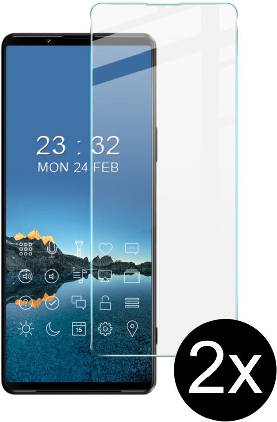 2x Pellicola per Sony Xperia 1 II Protettiva Protezione opaco