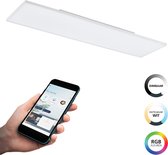 EGLO connect.z Turcona-Z Smart Plafondlamp - 120 cm - Wit - Instelbaar RGB & wit licht - Dimbaar - Zigbee