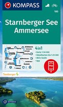 KOMPASS WK 180 Wandelkaart Starnberger See, Ammersee 1:50.000