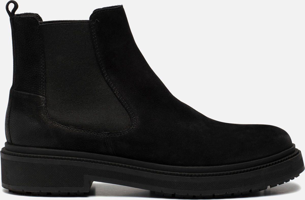 Invinci Chelsea boots zwart Leer - Heren - Maat 44 | bol.com