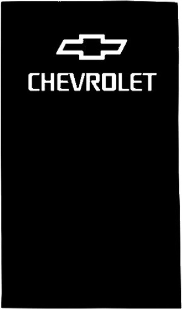 handdoek met Chevrolet logo - 50 x 100 - zwart - Chevrolet