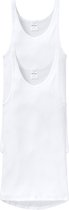 Schiesser Original Classics Singlet - 2 Pack 100 White - maat 4XL (4XL) - Heren Volwassenen - 100% katoen- 005051-100-4XL