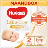 Huggies luiers - Maat 2 (3 tot 6 kg) - 420 stuks (12x35) - Newborn - Voordeelverpakking