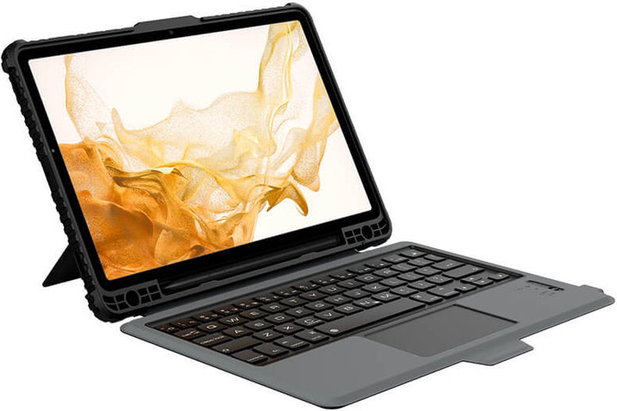 Nillkin Hoes met Bluetooth Toetsenbord Geschikt voor Samsung Galaxy Tab S8+ / S7+