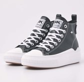 British Knights - Kaya Flow Mid Dames Sneakers Hoog - Maat 39 - Zwart - Vrouwen Schoenen