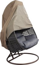 Beschermhoes Dubbele Hangstoel - 232cm X 203cm - Waterproof & UV bescherming - 2 Persoons hangstoel Eggchair cover