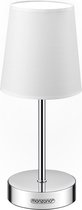 Monzana Tafellamp 1 Stuks – Incl. Lampenkap/ E14/ 32cm - Wit