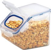 Lock&Lock Fresh-keeping box - Boîte de conservation avec couvercle - Boîte de conservation - Boîte de conservation - Céréales petit-déjeuner - Riz - Lessive en poudre - Conteneur alimentaire - 100% hermétique - Sans BPA - 2,5 litres
