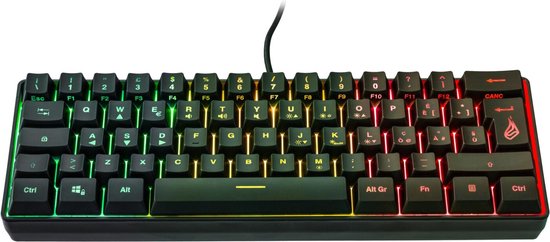 KingPin X1 60% RGB Gaming Keyboard QWERTZ (IT)
