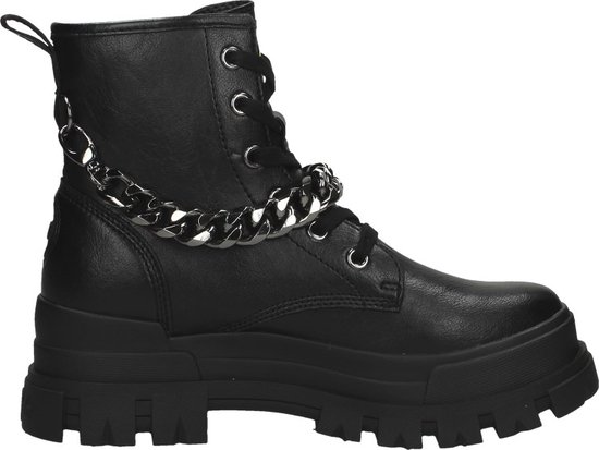 Buffalo Boot With Chain Veterschoenen Hoog - zwart - Maat 36