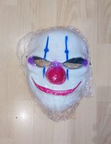 Clowns masker - Verkleedmasker - Gesloten glimlach - Gezichtsmasker Kostuum One size