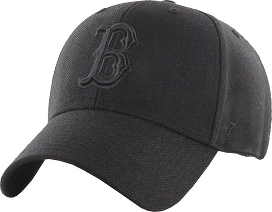 47 Brand MLB Boston Red Sox Cap B-MVPSP02WBP-BKB, Unisex, Zwart, Pet, maat: One size