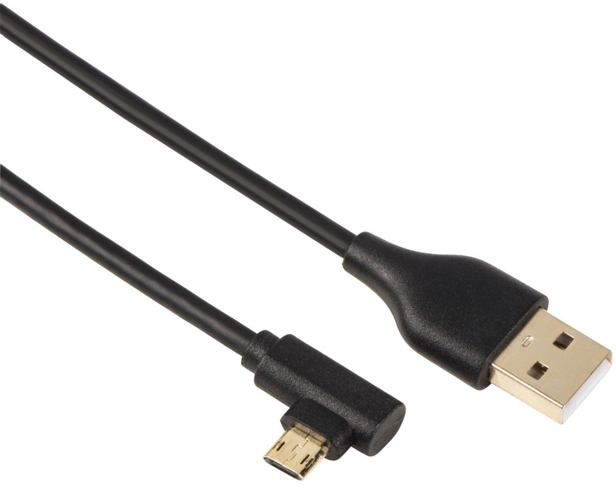 Hama 00054545 USB-kabel USB 2.0 1 m USB A Micro-USB B Zwart