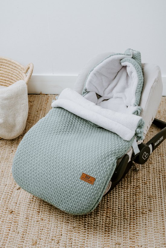 Baby's Only Voetenzak autostoel 0+ Robust - Stonegreen - Geschikt voor drie- en vijfpuntsgordel van Merkloos — afbeelding 4