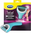 Scholl Velvet Smooth Éliminateur de callosités électrique Pro - pour éliminer les callosités des pieds humides et secs - rechargeable - 1 appareil + station de charge